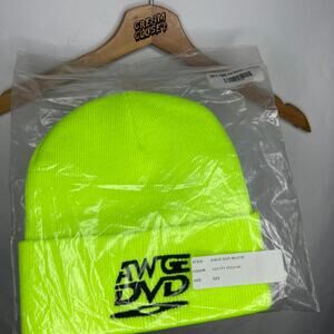 ASAP Rocky A$AP Mob AWGE DVD Don't Be Dumb Logo Beanie Skully Neon Green